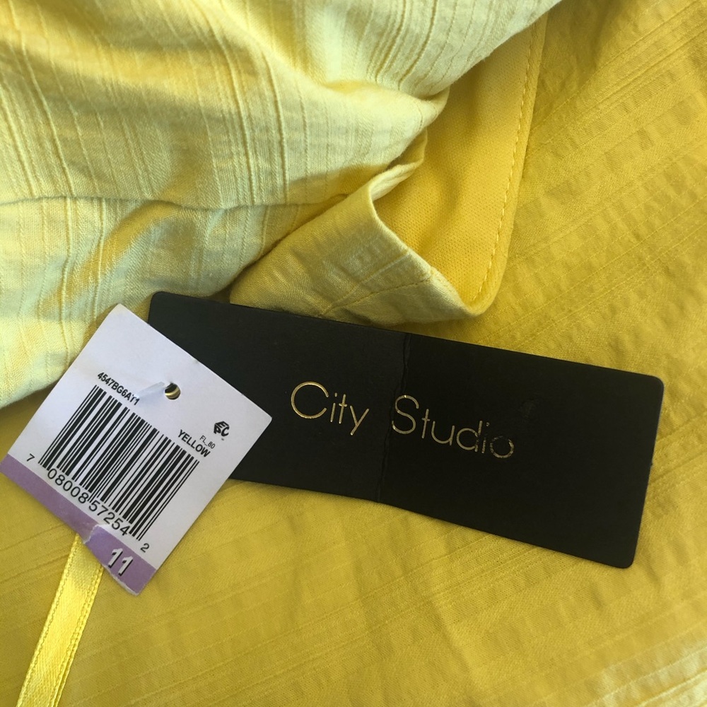 Yellow Woven Dress - Picture 7 of 8